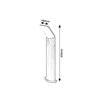 Rabalux - LED Venkovní lampa LED/10W/230V IP54