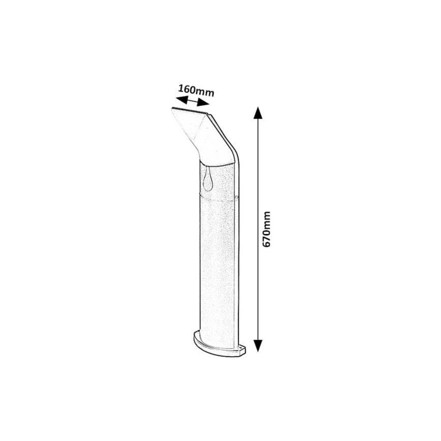 Rabalux - LED Venkovní lampa LED/10W/230V IP54