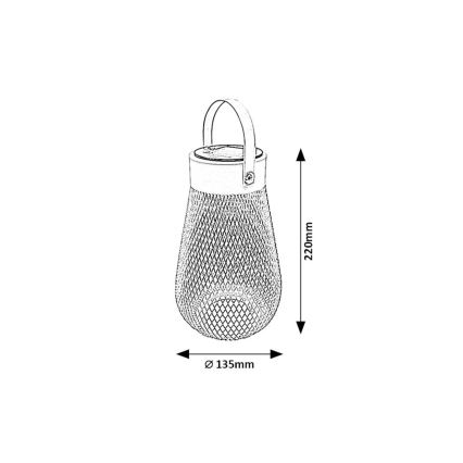 Rabalux - LED Solární svítidlo LED/0,16W/1,2V 400mAh IP44