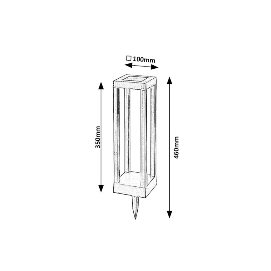 Rabalux - LED Solární svítidlo LED/0,18W/3,7V IP44