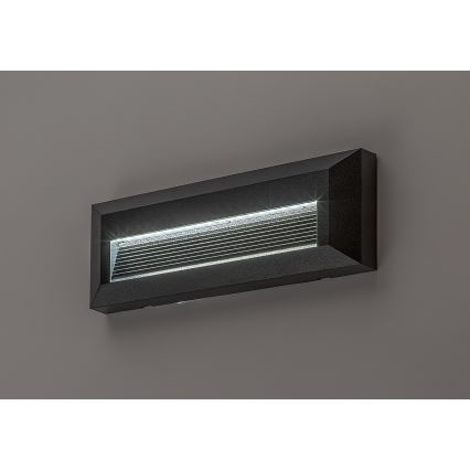 Rabalux - LED Venkovní nástěnné svítidlo LED/6W/230V IP65 černá