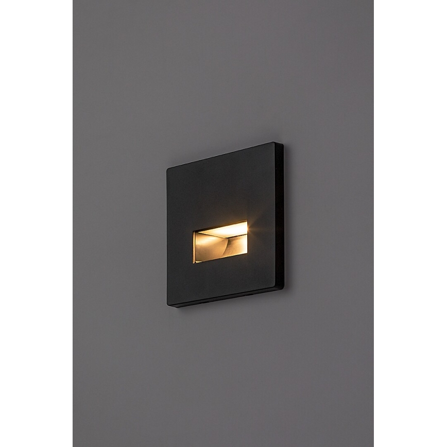 Rabalux - LED Schodišťové svítidlo LED/1W/230V 3000/4500/6500K černá