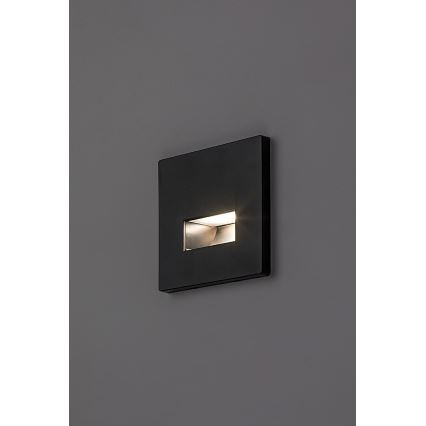 Rabalux - LED Schodišťové svítidlo LED/1W/230V 3000/4500/6500K černá