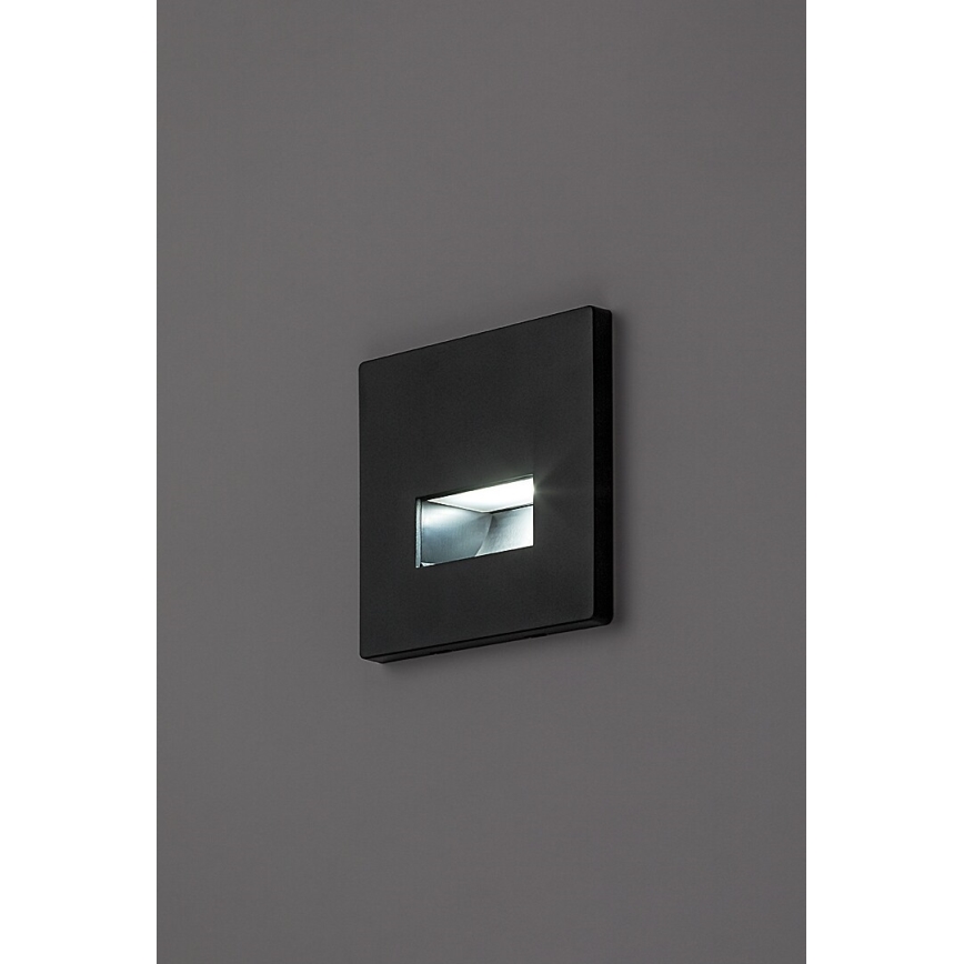 Rabalux - LED Schodišťové svítidlo LED/1W/230V 3000/4500/6500K černá