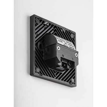 Rabalux - LED Schodišťové svítidlo se senzorem pohybu a soumraku LED/1W/230V 3000/4500/6500K černá