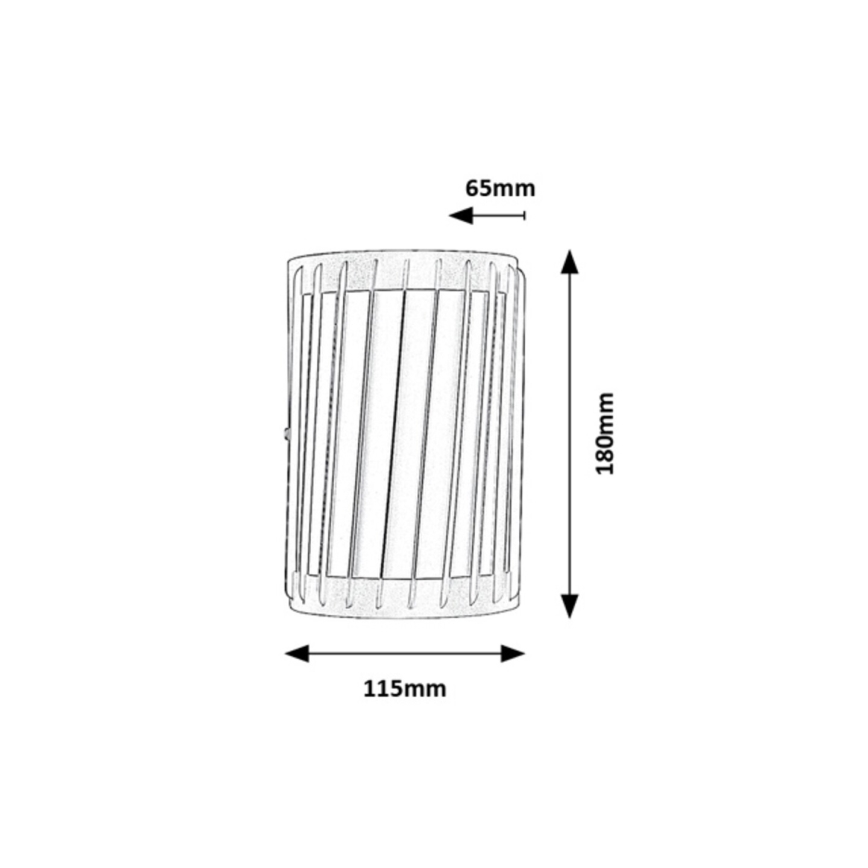 Rabalux - LED Venkovní nástěnné svítidlo LED/6W/230V IP54