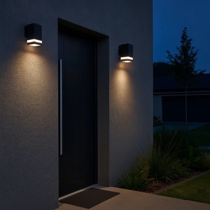 Rabalux - LED Venkovní nástěnné svítidlo LED/9W/230V IP65 antracit