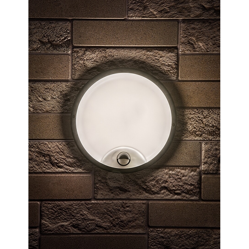 Rabalux - LED Venkovní nástěnné svítidlo se senzorem LED/18W/230V IP65 černá