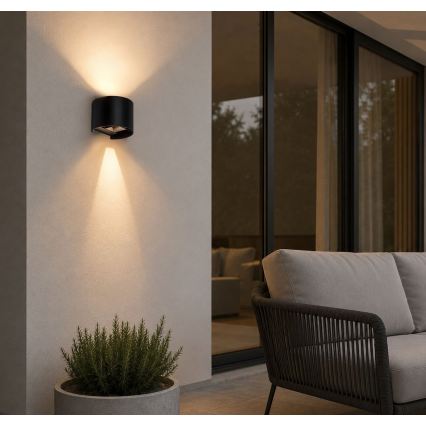 Rabalux - LED Venkovní nástěnné svítidlo LED/5W/230V 2700/4000/6500K IP54 černá