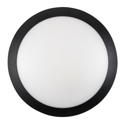 Rabalux - Venkovní stropní svítidlo se senzorem pohybu 1xE27/9W/230V IP65 pr. 30 cm černá