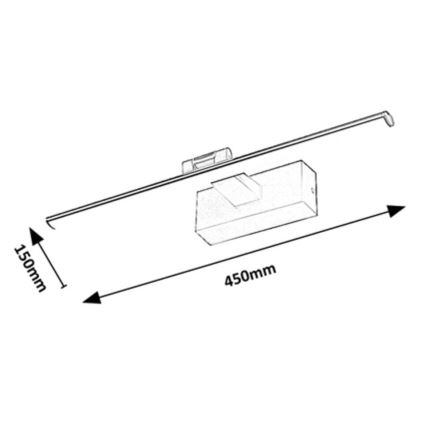 Rabalux - LED Obrazové svítidlo LED/8W/230V 3000K 45 cm