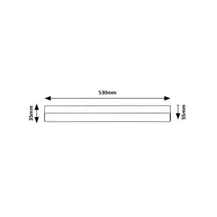 Rabalux - LED Podlinkové svítidlo LED/14W/230V 4000K 53 cm černá