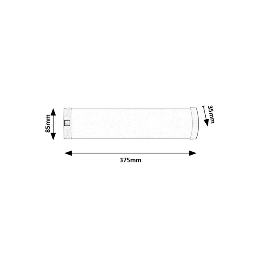 Rabalux - LED Podlinkové svítidlo LED/5W/230V 4000K lesklý chrom
