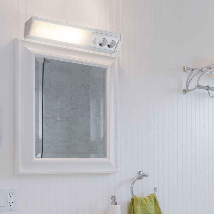 Rabalux - LED Podlinkové svítidlo se 2 zásuvkami LED/10W/230V 4000K 50 cm bílá