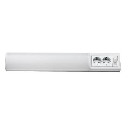 Rabalux - LED Podlinkové svítidlo se 2 zásuvkami LED/10W/230V 4000K 50 cm bílá