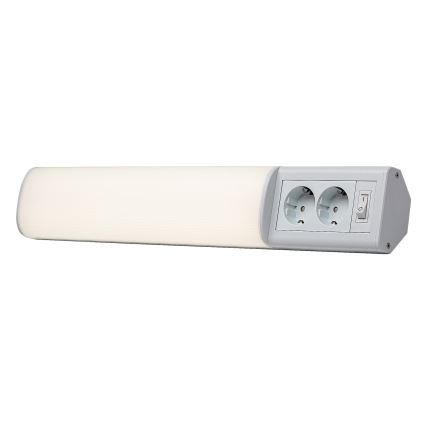 Rabalux - LED Podlinkové svítidlo se 2 zásuvkami LED/10W/230V 4000K 50 cm bílá