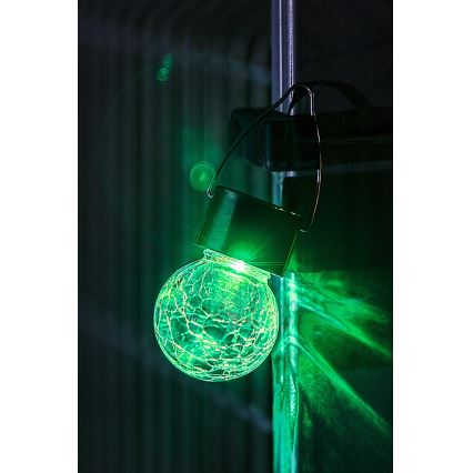 Rabalux - LED RGB Venkovní solární svítidlo s vypínačem LED/0,06W 60 mAh IP44