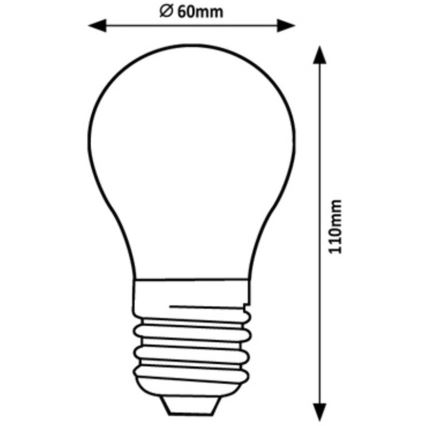 Rabalux - LED Žárovka A60 E27/7W/230V 4000K Energetická třída A