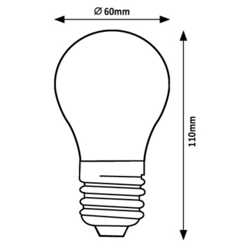 Rabalux - LED Žárovka A60 E27/7W/230V 4000K Energetická třída A
