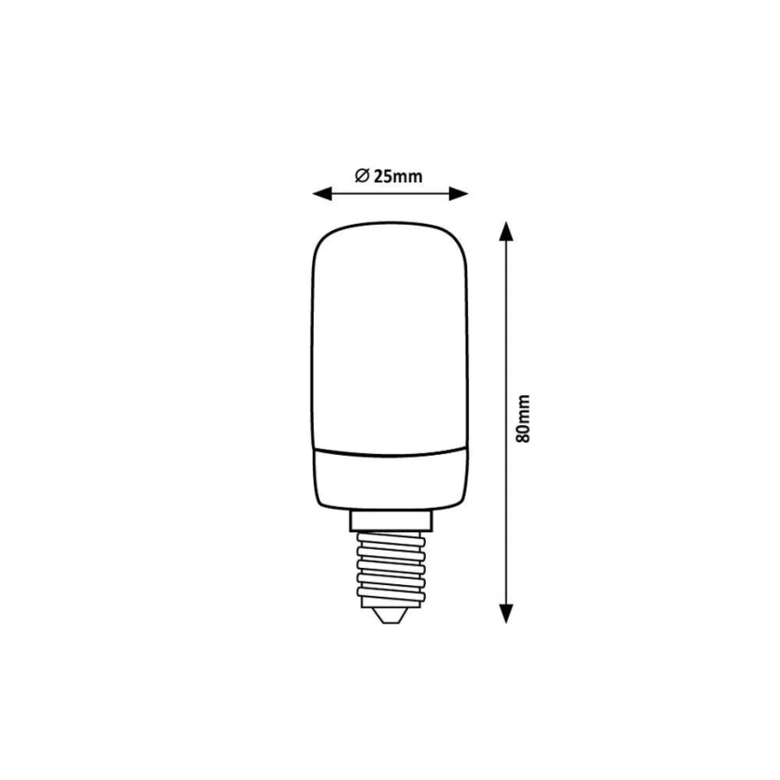 Rabalux - LED Žárovka T25 E14/4W/230V 4000K