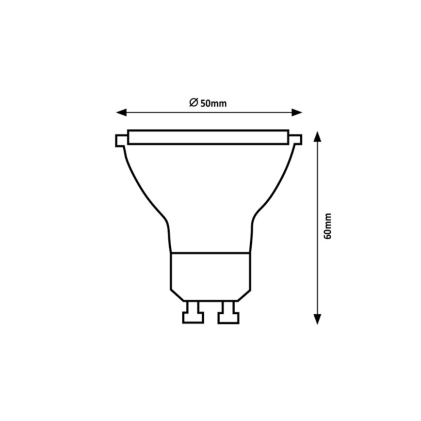 Rabalux - LED Žárovka SMD GU10/7W/230V 3000K