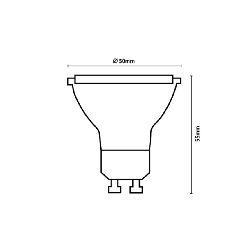 Rabalux - LED Žárovka SMD GU10/4W/230V 3000K