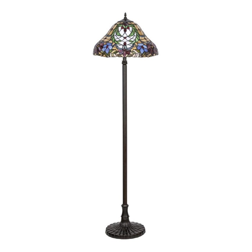 Rabalux - Tiffany vitrážová stojací lampa 2xE27/60W/230V
