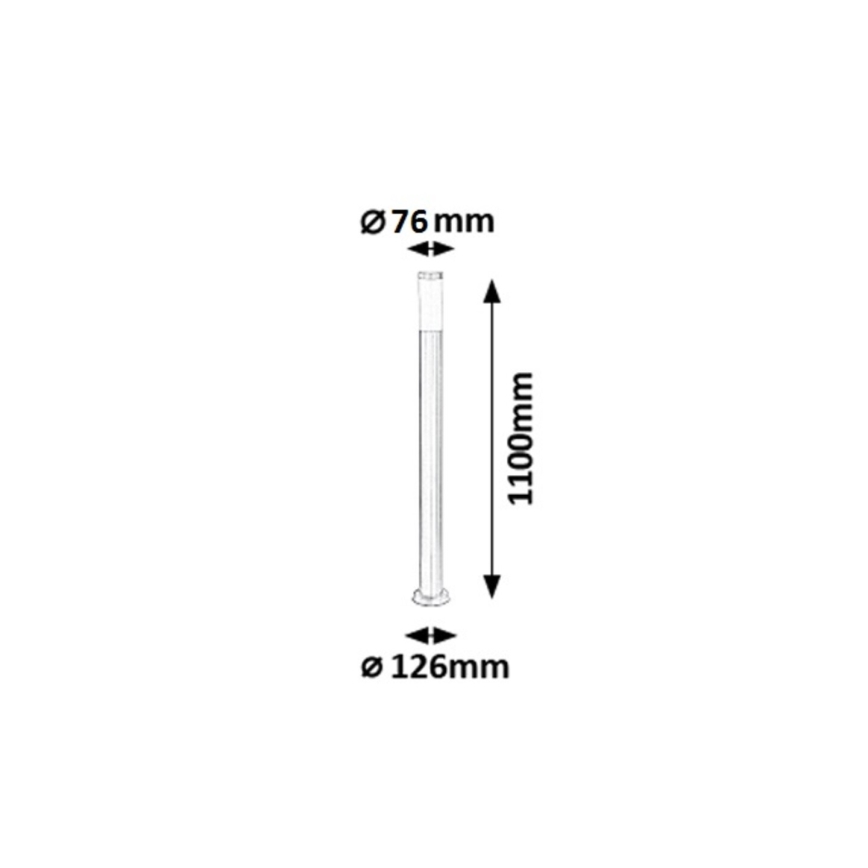 Rabalux - Venkovní lampa 1xE27/25W IP44 110 cm