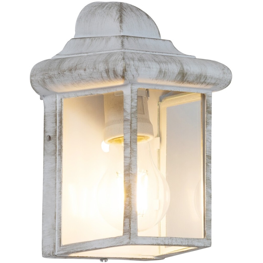 Rabalux 8753 - Venkovní nástěnné svítidlo NORVICH 1xE27/60W/230V IP43 bílá