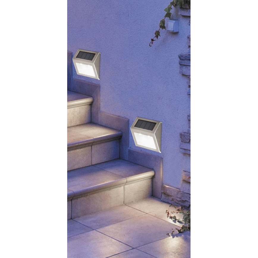 Rabalux 8784 - SADA 2x LED Venkovní nástěnné svítidlo SANTIAGO 2xLED/0,12W IP44