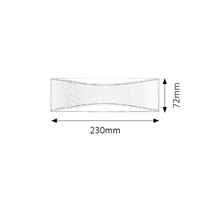 Rabalux - LED Venkovní nástěnné svítidlo LED/10W/230V IP65