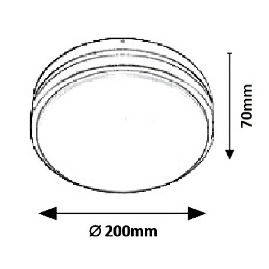 Rabalux - LED Venkovní nástěnné svítidlo HAMBURG LED/10W/230V IP44