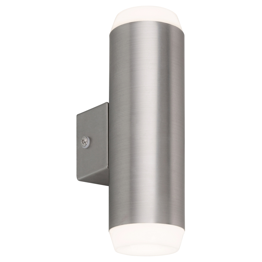 Rabalux - LED Venkovní nástěnné svítidlo 2xLED/4W/230V saténový matný chrom IP44