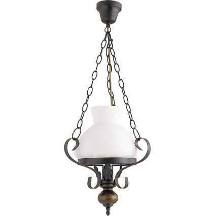 Rabalux - Náhradní sklo k lustru E27 pr. 23,5 cm bílá