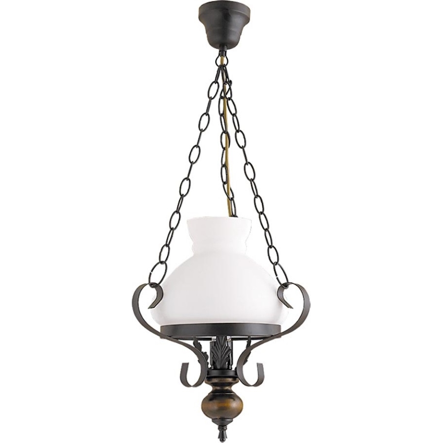 Rabalux - Náhradní sklo k lustru E27 pr. 23,5 cm bílá