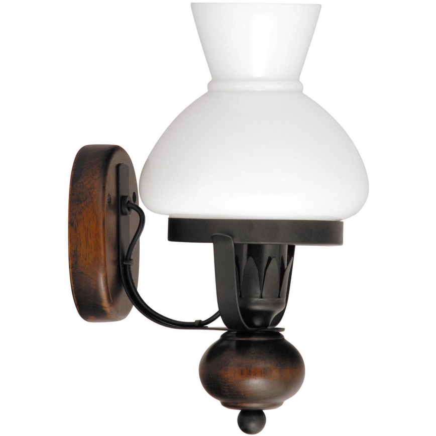 Rabalux - Náhradní sklo k lustru, stolní lampě a nástěnnému svítidlu E27 pr. 15 cm bílá