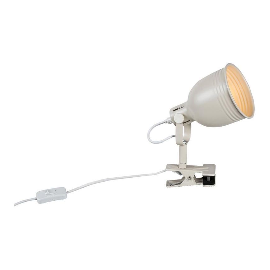 Rabalux - Lampa s klipem 1xE14/25W/230V béžová