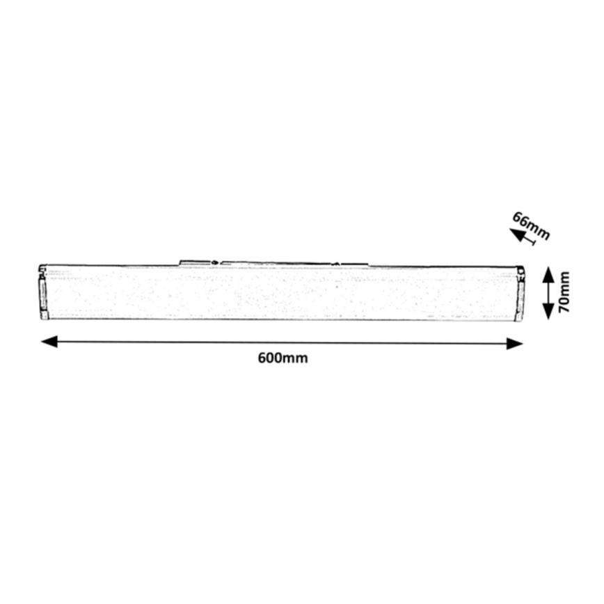 Rabalux - LED Koupelnové nástěnné svítidlo LED/14W/230V IP44