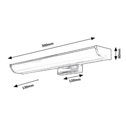 Rabalux - LED Koupelnové osvětlení zrcadla LED/7,5W/230V IP44