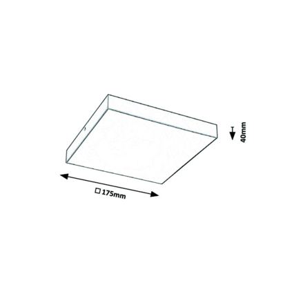 Rabalux - LED Koupelnové stropní svítidlo LED/18W/230V 2800-6000K IP44 bílá
