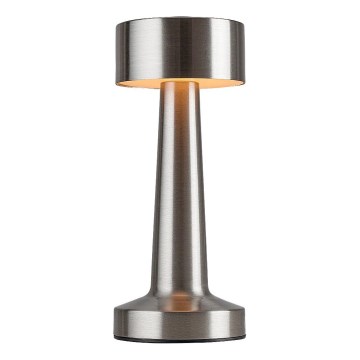 Rabalux - LED Nabíjecí dotyková stolní lampa LED/2,7W/5V 1200mAh 3000/4000/6000K matný chrom