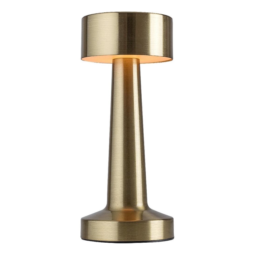 Rabalux - LED Nabíjecí dotyková stolní lampa LED/2,7W/5V 1200mAh 3000/4000/6000K zlatá