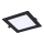 Rabalux - LED Podhledové svítidlo LED/12W/230V 4000K 17x17 cm černá