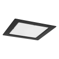 Rabalux - LED Podhledové svítidlo LED/18W/230V 4000K 22x22 cm černá