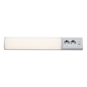 Rabalux - LED Podlinkové svítidlo se 2 zásuvkami LED/10W/230V 4000K 50 cm bílá