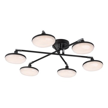 Rabalux - LED Přisazený lustr 6xLED/4W/230V 3000K černá
