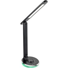 Rabalux - LED RGB Stmívatelná dotyková stolní lampa LED/6W/230V 3000/4000/5000K černá