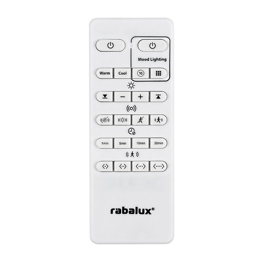 Rabalux - LED RGB Stmívatelné stropní svítidlo se senzorem LED/28W/230V 2700-5000K + dálkové ovládání