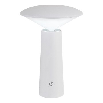 Rabalux - LED Stmívatelná nabíjecí dotyková stolní lampa POLPERRO LED/3W/3,7V 1200mAh bílá