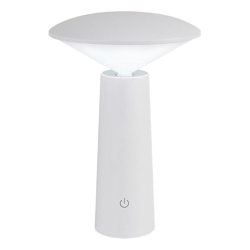 Rabalux - LED Stmívatelná nabíjecí dotyková stolní lampa POLPERRO LED/3W/3,7V 1200mAh bílá